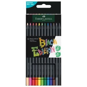 Lápis De Cor Black Edition Faber-Castell 12Uni