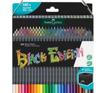 Lápis Cor Faber-Castell Black Edition 100Uni