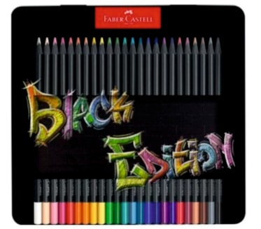 Lápis De Cor Black Edition Faber-Castell 24Uni