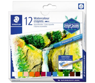 Lápis De Cera Aguarelável Staedtler Caixa 12Uni Art.223 C12
