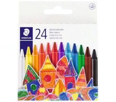 Lápis De Cera Staedtler Caixa 24Uni