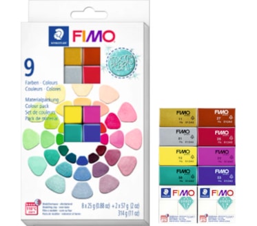 Massa Modelar Staedtler Fimo Mixing Pearls Set 10Uni