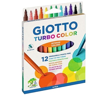 Marcadores Giotto Turbo Color Caixa 12Uni