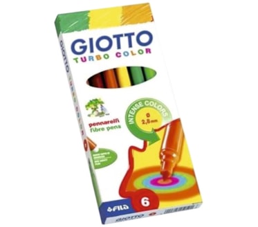 Marcadores Giotto Turbo Color Caixa 6Uni