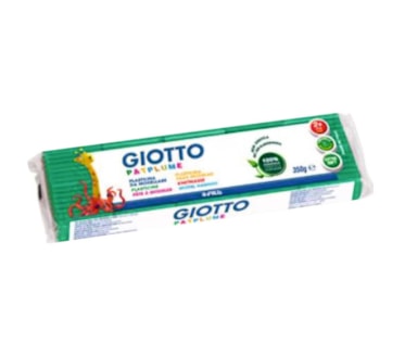 Plasticina Giotto Patplume 350G Verde Escuro