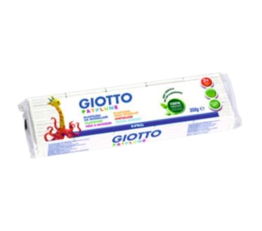 Plasticina Giotto Patplume 350G Branca