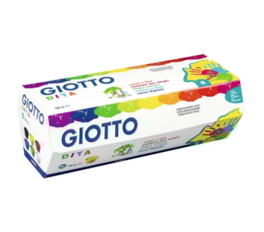 Pintura Com Os Dedos Giotto 6X100Ml