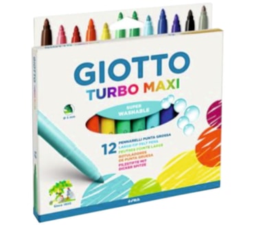 Marcadores Giotto Turbo Maxi Conjunto 12Uni
