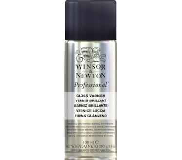 Verniz Winsor & Newton Profissional Brilhante Spray 150Ml