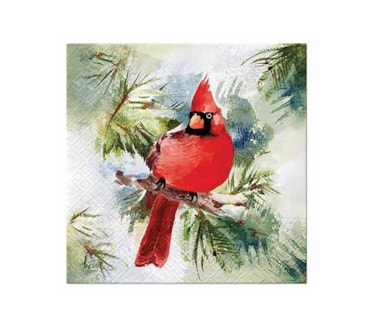 Guardanapos Winter Cardinal Pack 20uni Ref.SDL 234100