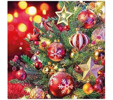 Guardanapos Baubles and Stars Pack 20uni Ref.SDL 239200