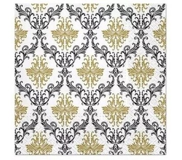 Guardanapos Royal Ornament Gold Pack 20uni Ref.SDL 096809