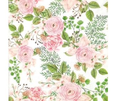 Guardanapos Rose hip Flowers Pack 20uni Ref.SDL 138400