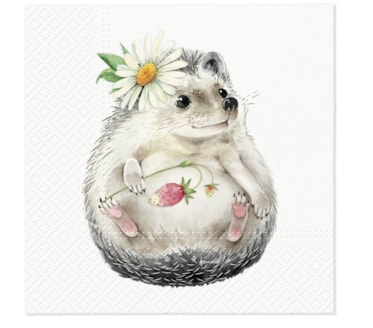 Guardanapos Wild Strawberry Hedghog Pack 20uni Ref.SDL 135100