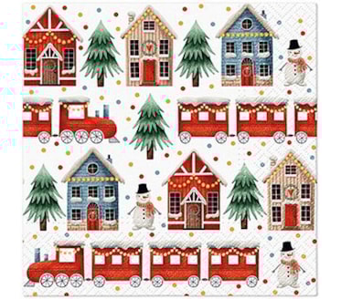Guardanapos Cozy Christmas Town Pack 20uni Ref.SDL 236600