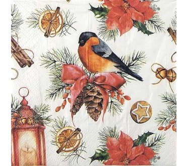 Guardanapos Bullfinch With Lampion Pack 20uni Ref.SDL 234000