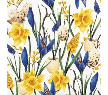 Guardanapos Muscari With Daffodils Pack 20uni Ref.SDL 137800