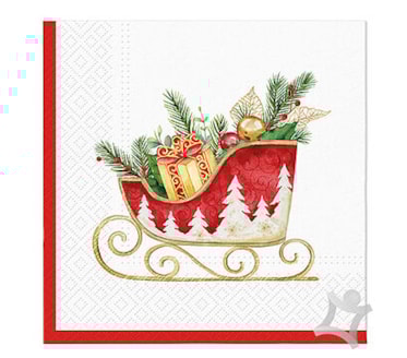 Guardanapos Holiday Sleigh Pack 20uni Ref.SDL 236700