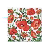Guardanapos Flanders Poppy Pack 20uni Ref.SDL 131000