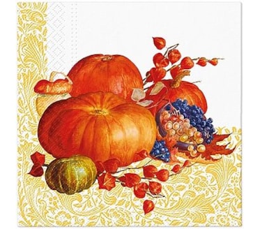 Guardanapos Pumpkin Frame Pack 20uni Ref.SDL 143200