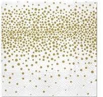 Guardanapos Confetti Gold Pack 20uni Ref.SDL 098209